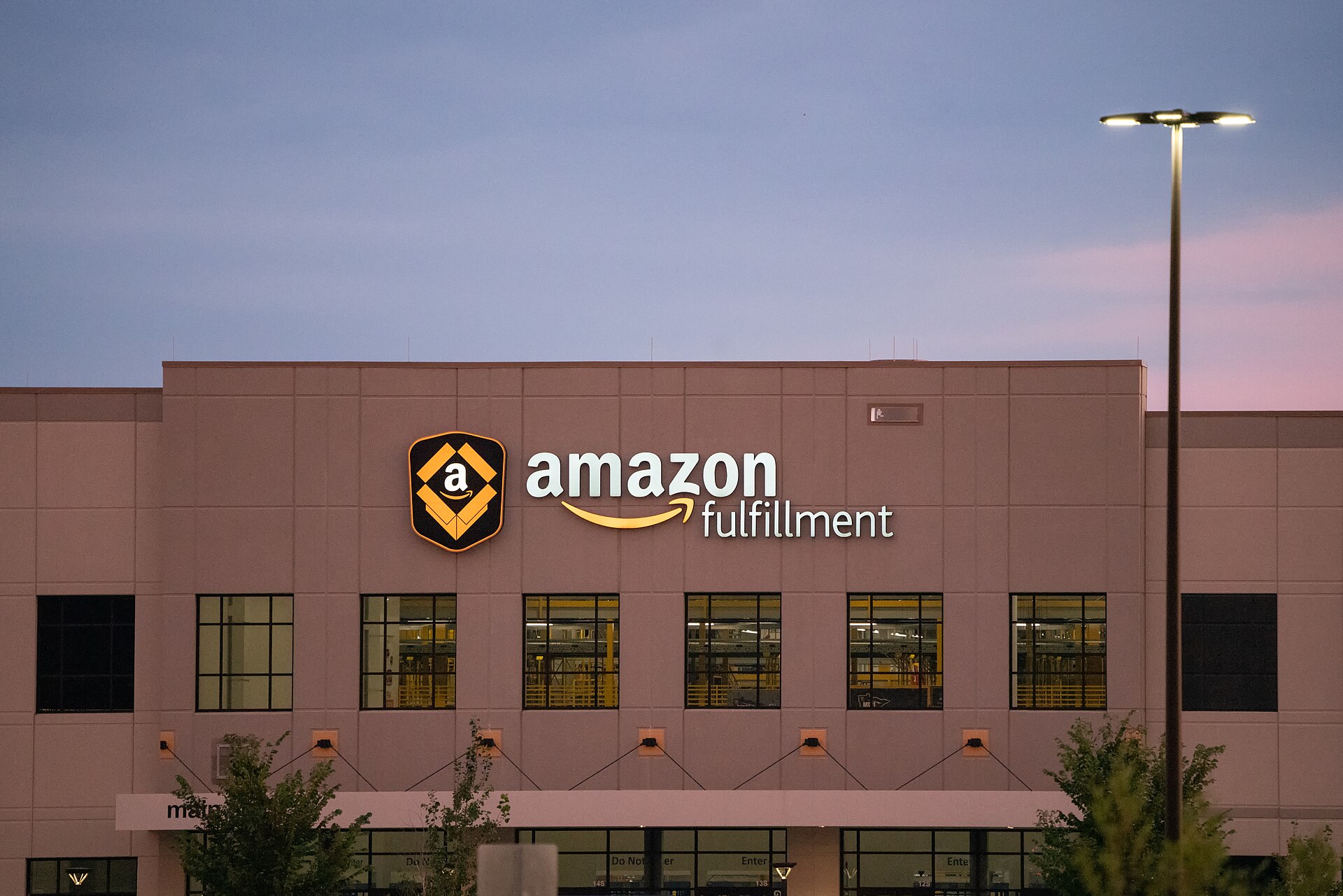An Amazon fulfillment center
