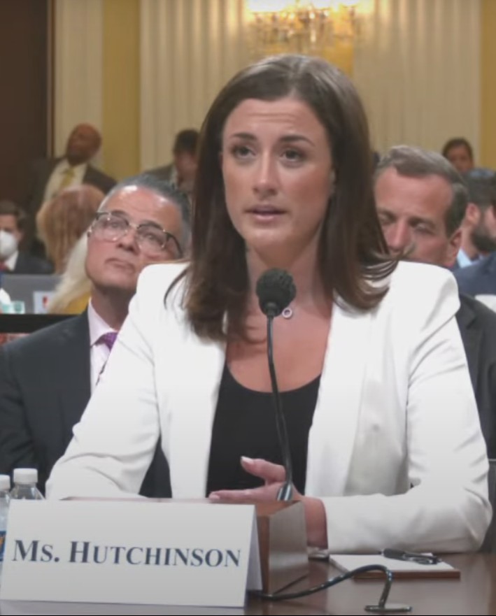 Cassidy Hutchinson testifying