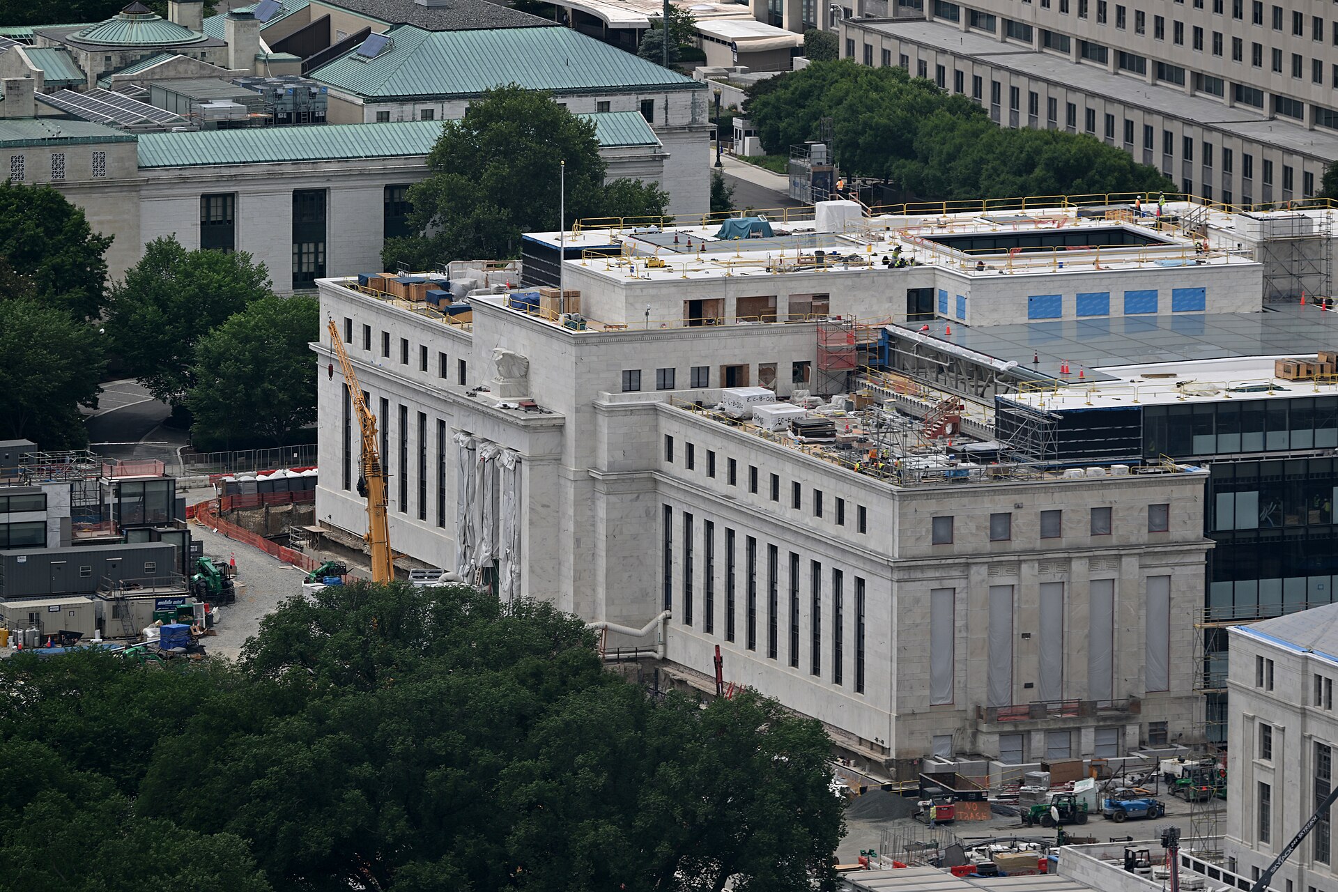 The Eccles Federal Reserve Building in Washington