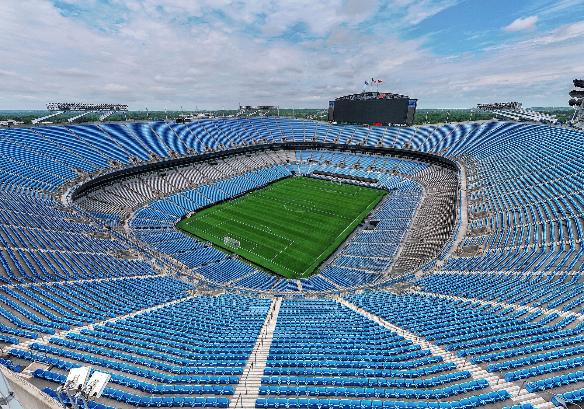 Bank of America Stadium in Charlotte