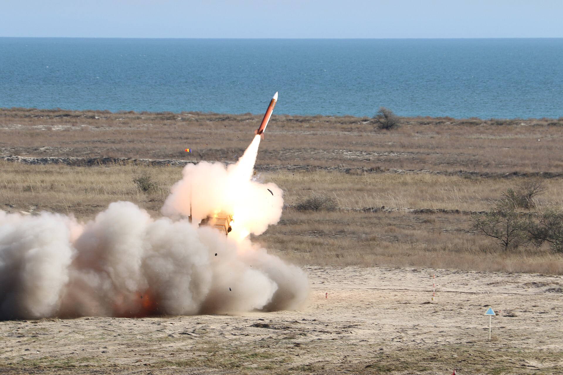 A Patriot missile launch